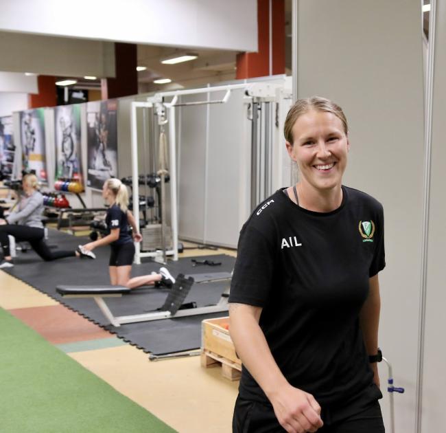 Astrid Iderström Lidén alumn vid idrotts- och hälsocoachprogrammet