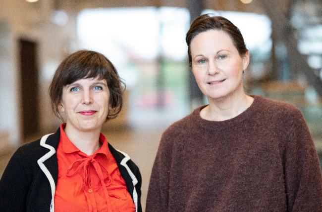 Åsa Ågren och Beatrice Hedelin CSR Karlstads universitet.