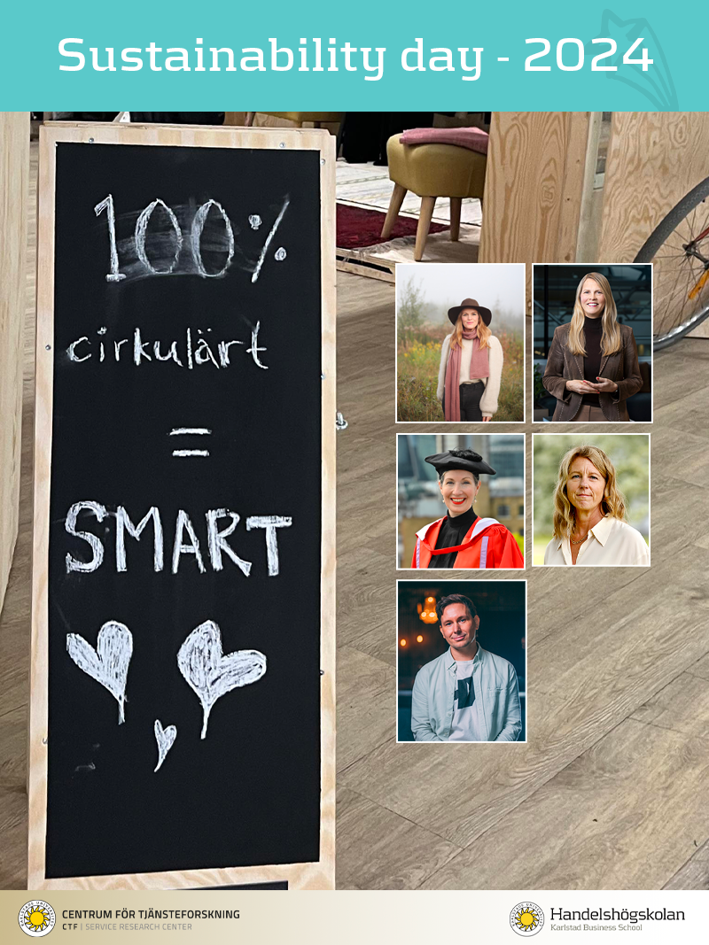 Sustainability day at Karlstad Business School Karlstads universitet
