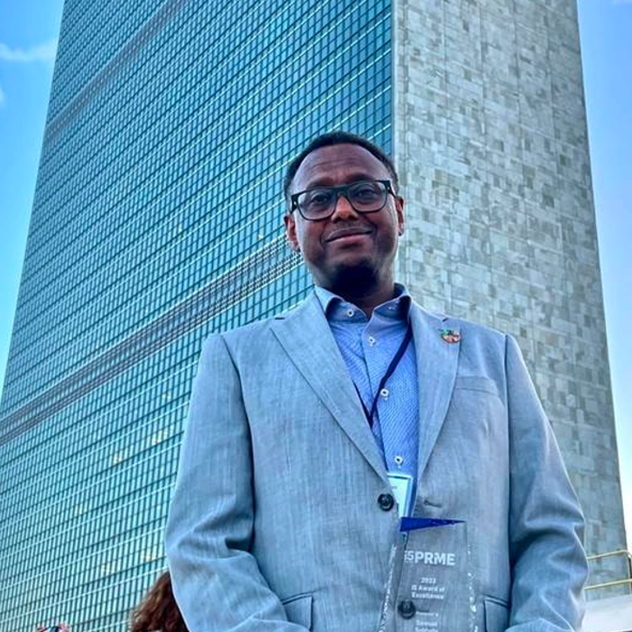 Samuel Ralm Report from PRME Global forum in New York | Karlstad University