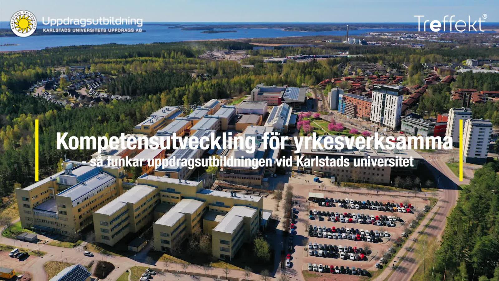 Bild över universitetsområdet