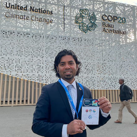 Avit Bhowmik på COP29 i Baku