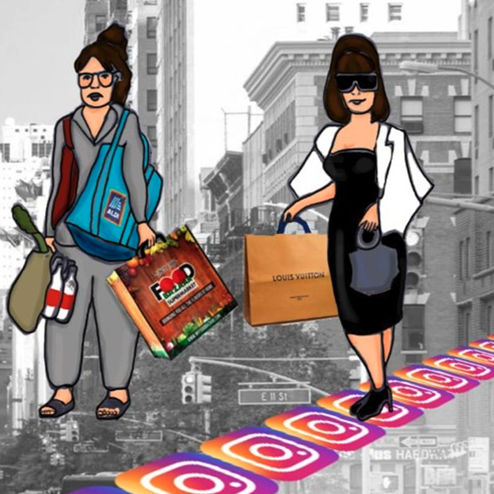 Shoppande personer