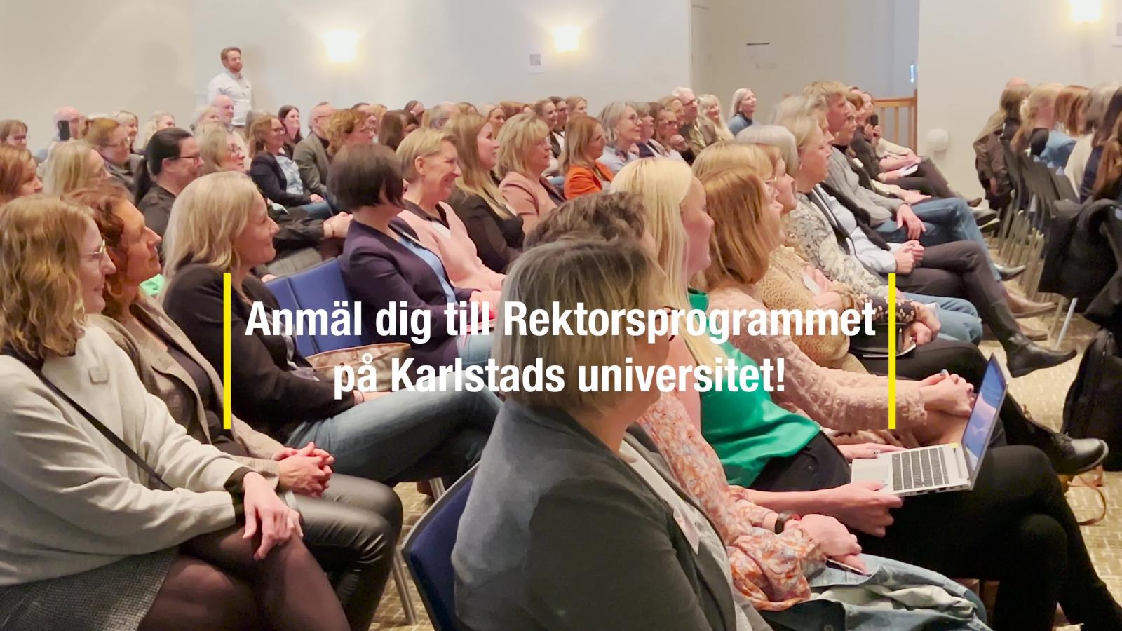 Deltagare på återträff för Rektorsprogrammet