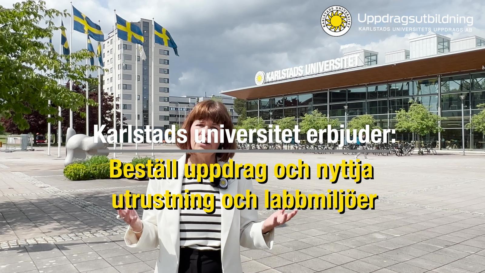 Porträtt på Camilla Johannesson som pratar i filmen