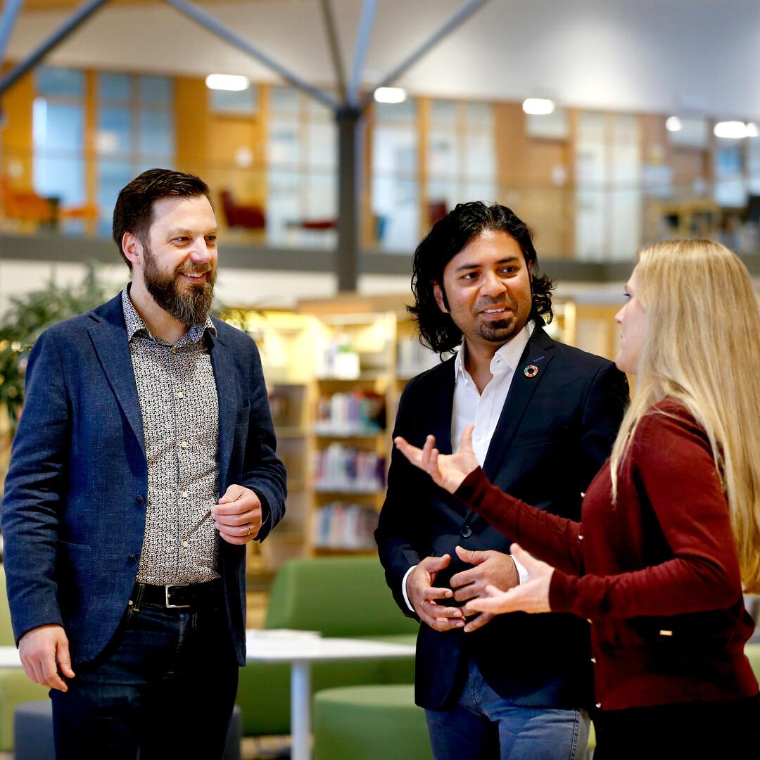 Vice-Chancellor and staff