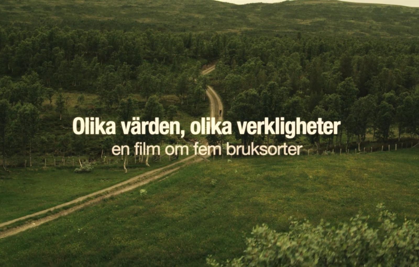 Olika värden, olika verkligheter, en film om fem bruksorter
