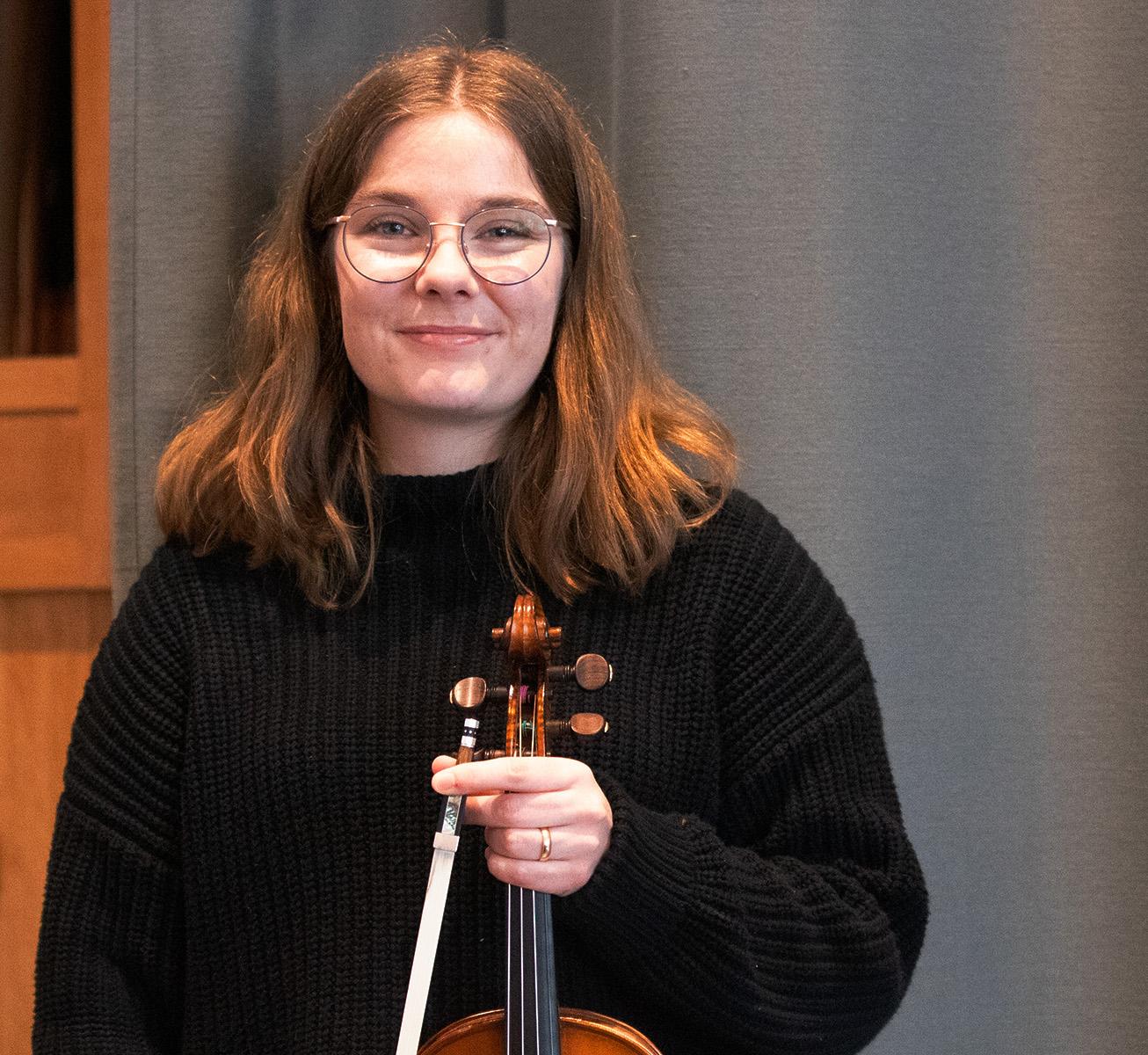 Lisa Hallstensson_student vid musiklärarprogrammet_Musikhögskolan Ingesund