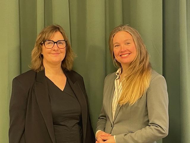 Kursledarna Johanna Lundén och Jessica Naeser Skov