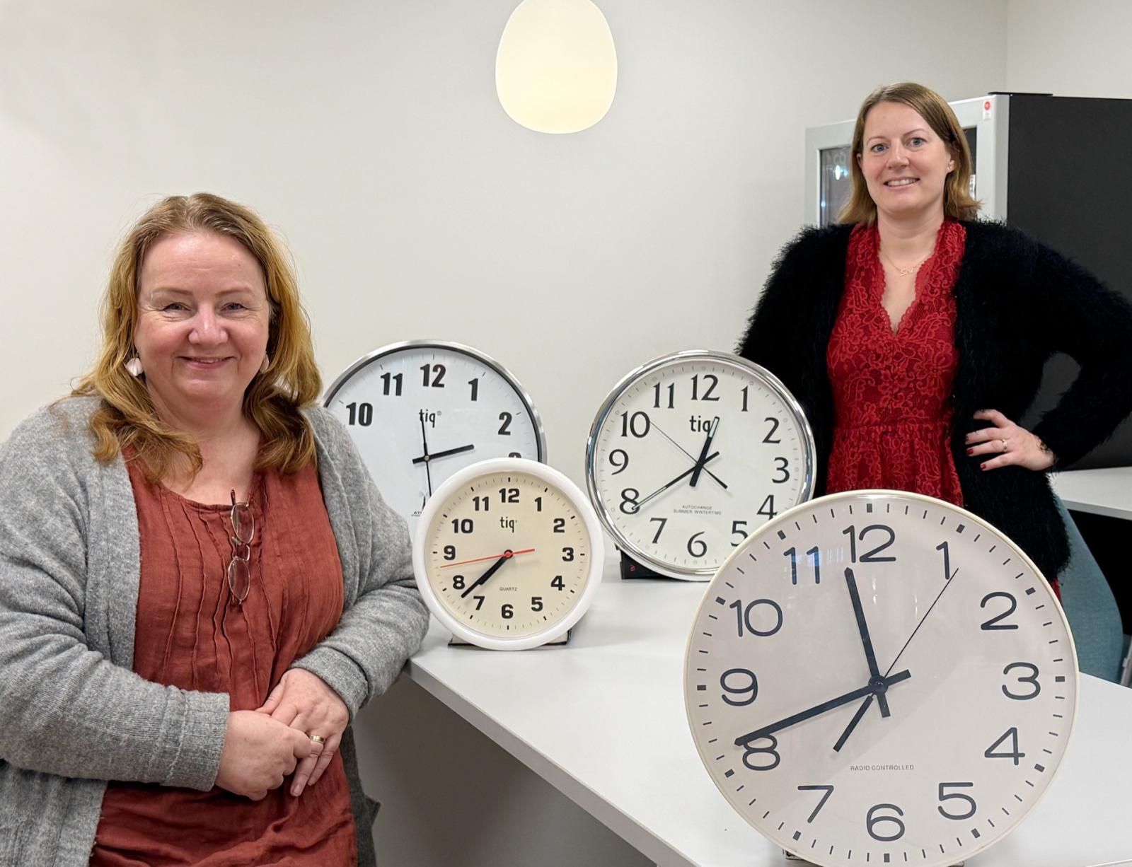 Lena Lid Falkman och Siri Jakobsson Störe