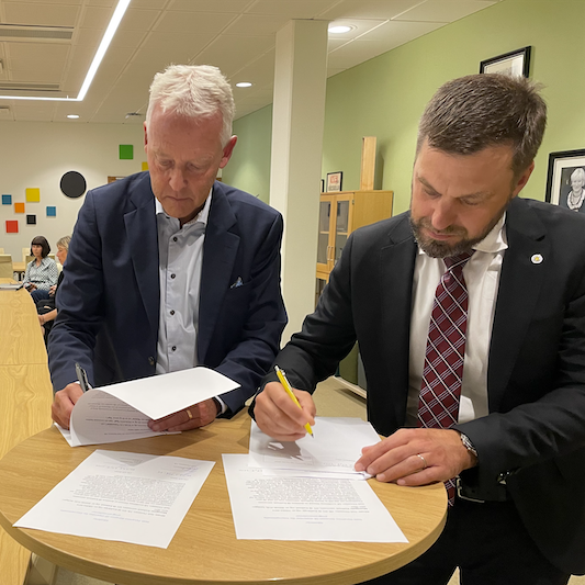 Görgen Johansson och Jerker Moodysson