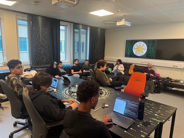 students in the club