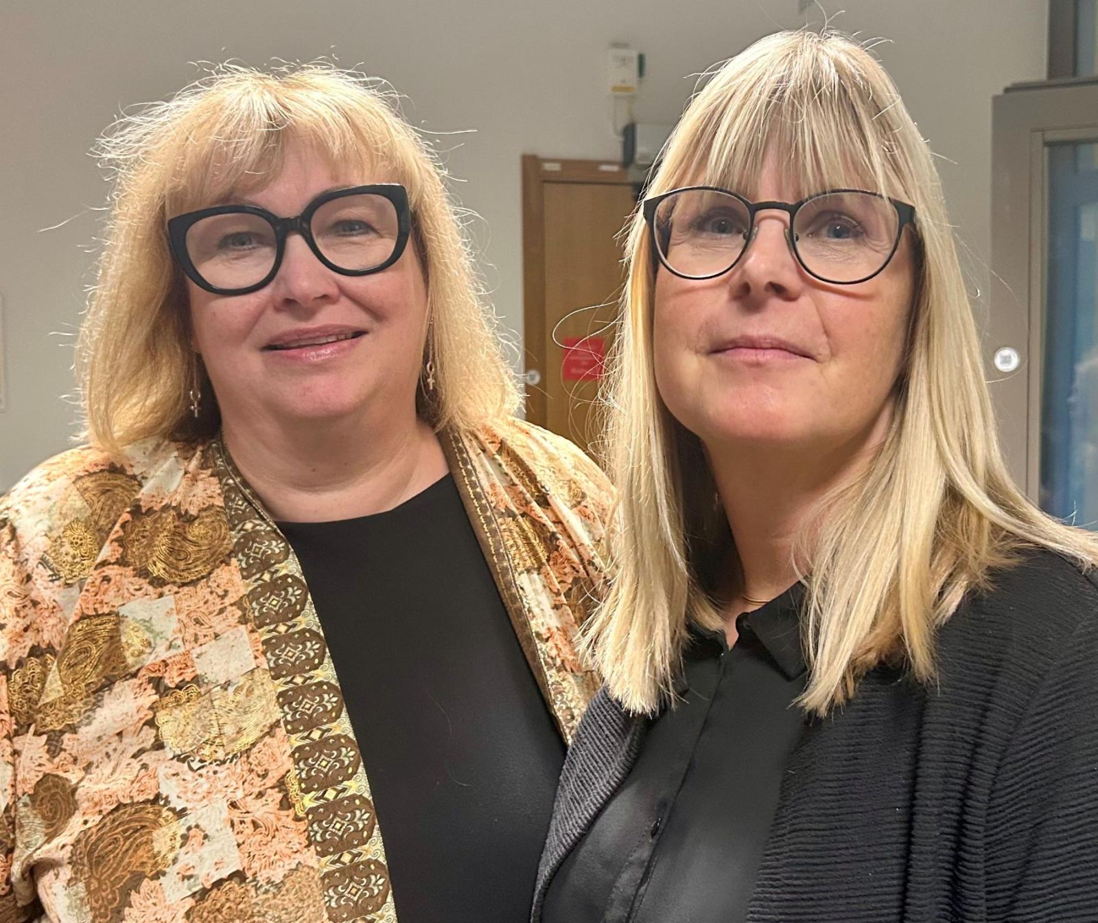 Ylva J Säfström och Annika Edvinsson  lågstadie- och förstelärare på Älvstranden Bildningscentrum i Hagfors.