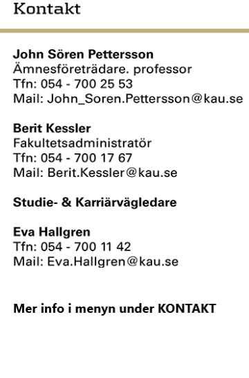 Kontaktuppgifter
