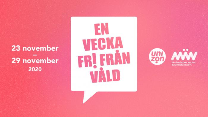en vecka fri från våld