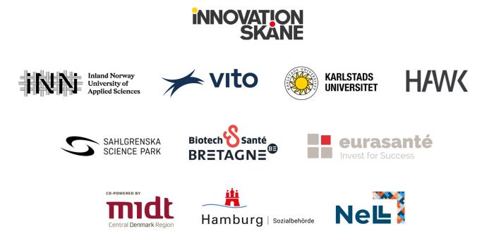 Loggor partners i forskningsprojektet DigiH4A