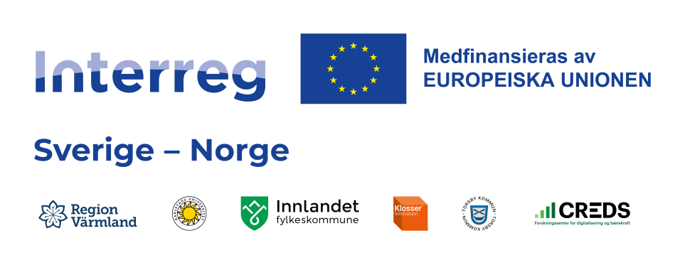 loggor visar deltagande organisationer i projektet Hexagon