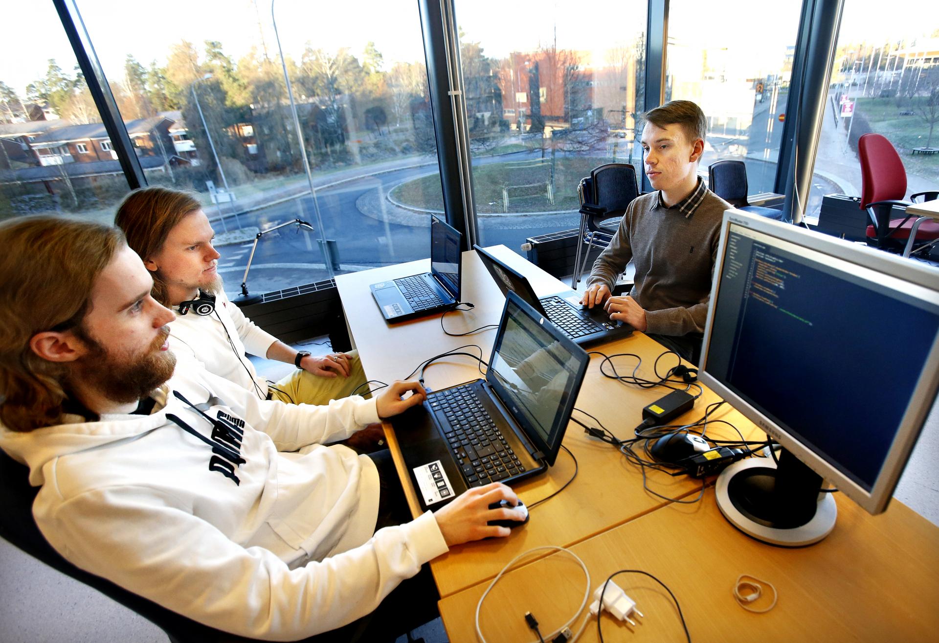 Studenter vid