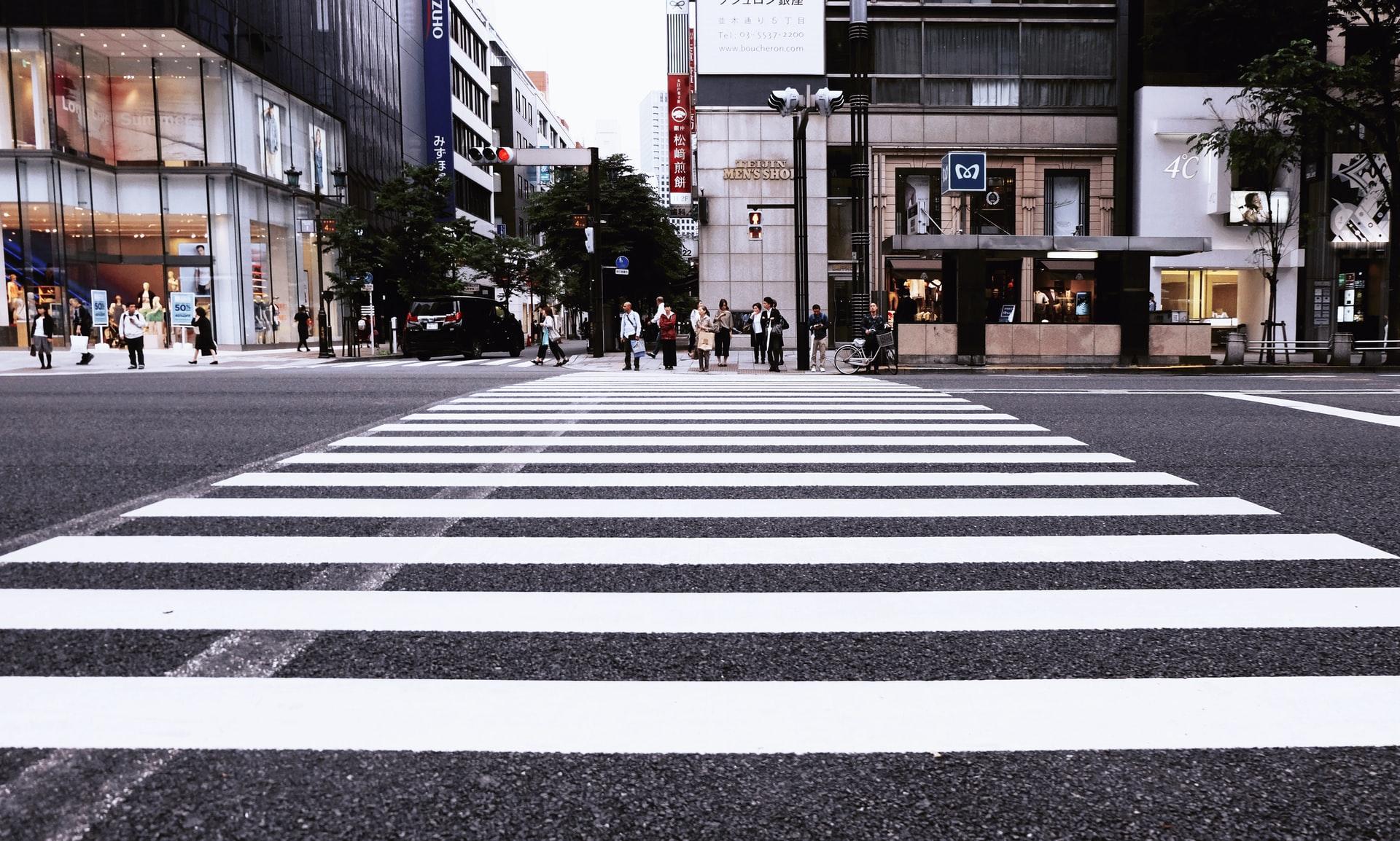 crossing for pedestrians 