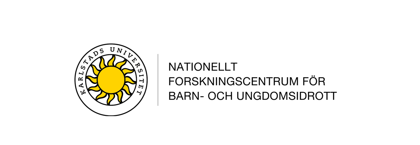 Logotype för Nationellt forskningscenter för barn- och ungdomsidrott