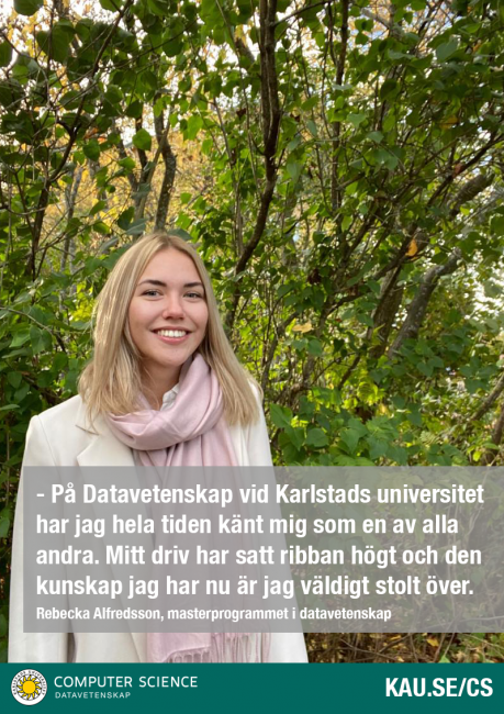 Rebecka Alfredsson, datavetenskap