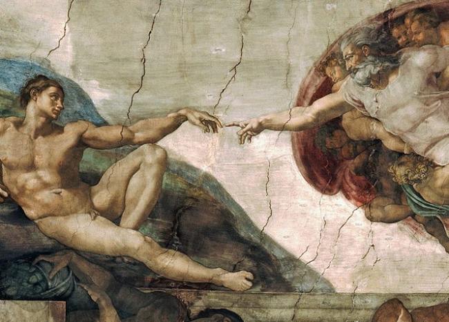 Creation of Adam Michelangelo