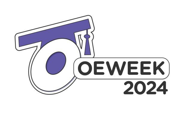 Logotyp Open Education Week 2024