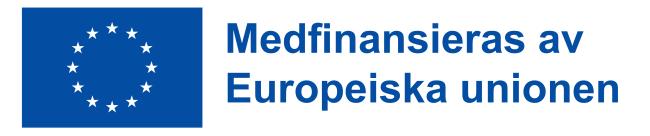 EU logo medfinansiering