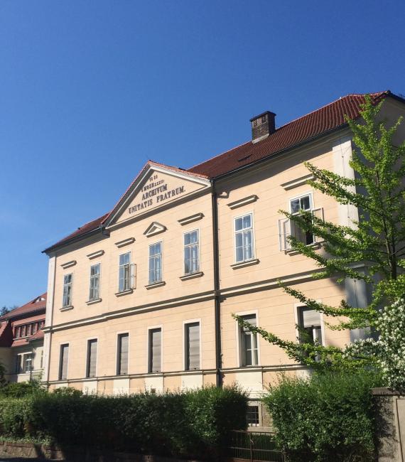 Brödraförsamlingens huvudarkiv i Herrnhut.