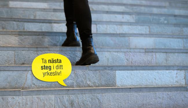Skylt nästa steg