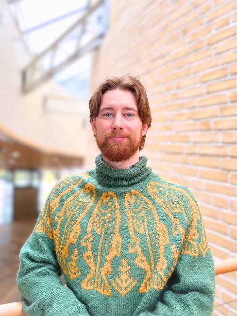 Bild på studenten Mathias.