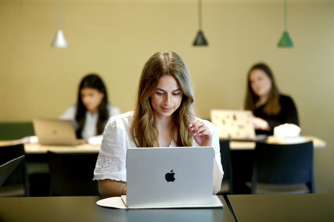 Studenter pluggar