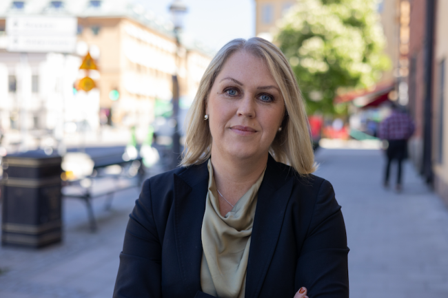 Lena Hallengren, gruppledare för S i riksdagen, Foto: Ebba Grape