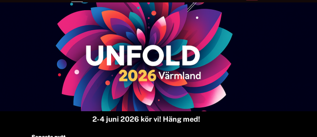 Blomma med Unfold-loggan