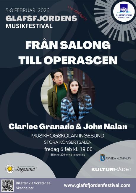 affisch Från salong till operascen