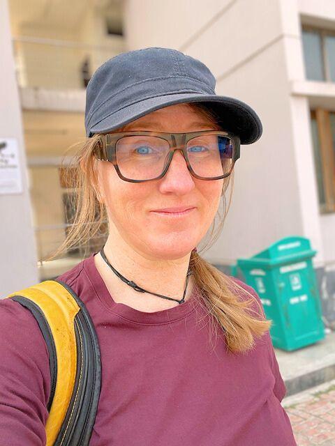 Jennie Segerström at Khulna University.