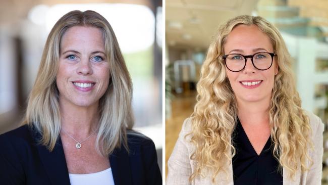 porträttbild  två kvinnor