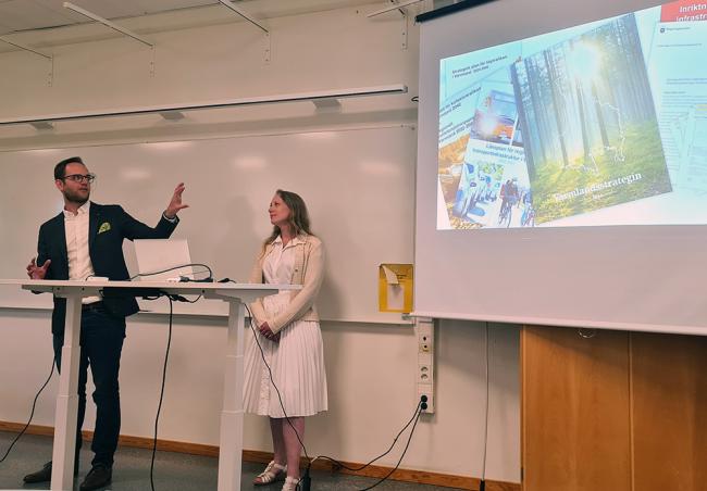 Mattias Landin och Rebecka Hallén Jorquera Region Värmland