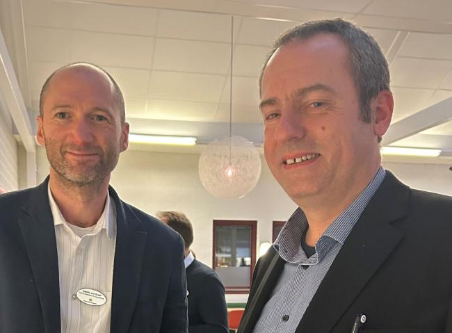 Camilo von Greiff  chef för avdelningen för vuxenutbildning  Karlstads kommun  och Niklas Gericke  dekan för Lärarutbildningen vid Karlstads universitet