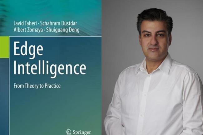 Edge intelligence book cover and Javid Taheri