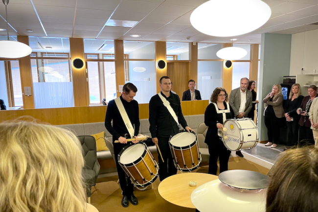 trumslagare från Musikhögskolan Ingesund