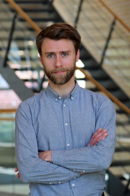 Foto av Henrik Johansson Rehn vid Karlstads universitet