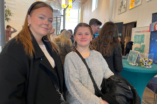 Amanda Lindvall och Johanna Haggren på Hotspot 2024