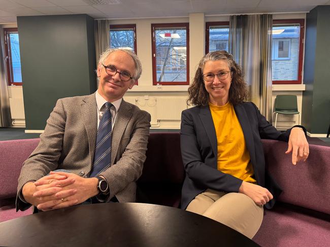 Adrian Muntean och Elisabet Mellroth