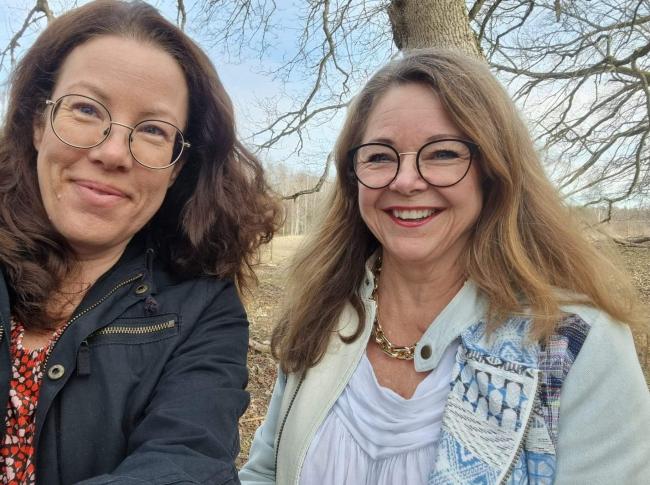 Two female researchers at Karlstad University 