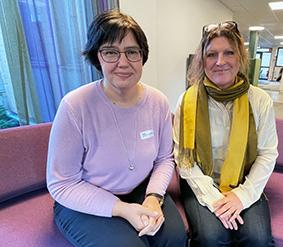 Ingela Johansson Haglund och Meta Gradén, lärare i årskurs 7-9 på Mörmoskolan, Hammarö kommun