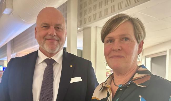 Johan Kullander  skoldirektör gymnasie- och vuxenutbildningsförvaltningen  Karlstads kommun  och Monica Evermark  föreståndare för Ruc. 