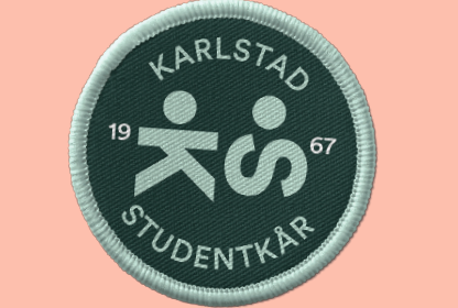 Karlstads studentkår logotyp tygmärke