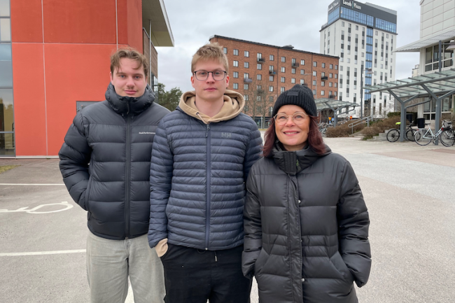 Emil Turborn Henrik Karlsson Skog och Mira Fielding
