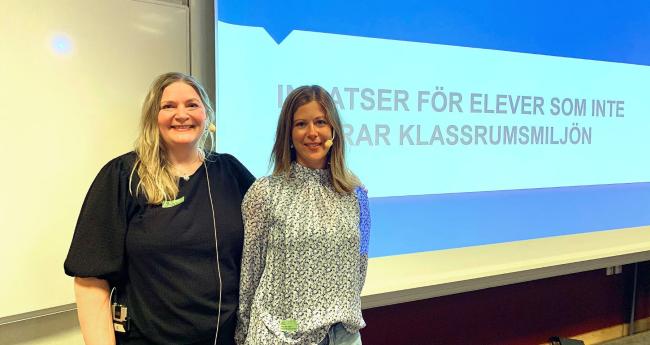 Kils kommun berättade hur de arbetar med att stärka de elever som inte klarar av att vistas i klassrummet för att de ska kunna komma tillbaka till den ordinarie undervisningen.
